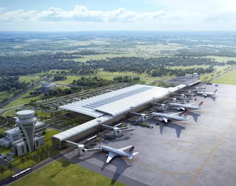 Ekonomický modulárny terminál z oceľovej konštrukcie