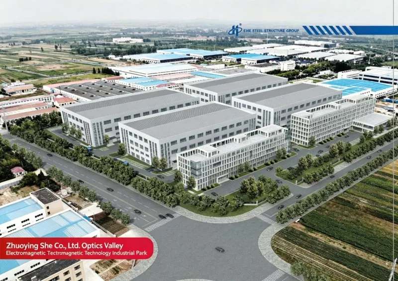 Steel Frame Electronic Manufacturing Factory Construction