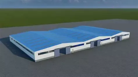 Sklad montovaných ľahkých oceľových konštrukcií
