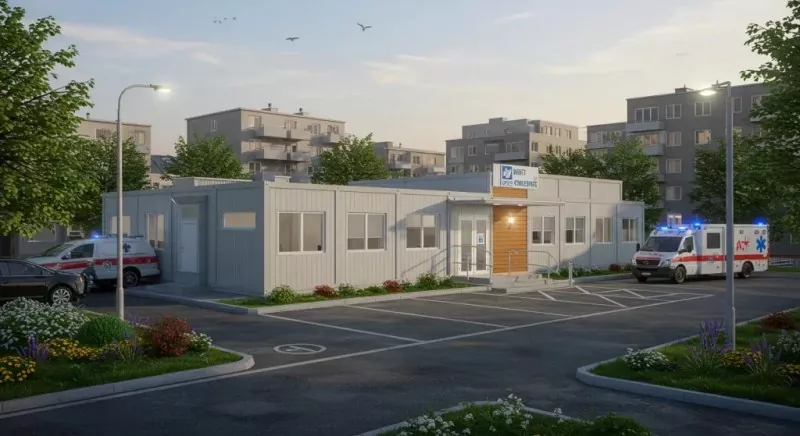 Modulárne prefabrikované oceľové zdravotnícke jednotky
