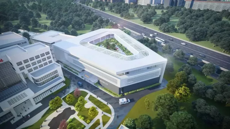 Oceľová budova prefabrikovaného zdravotníckeho centra