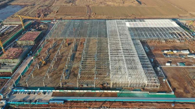 Výstavba distribučného centra oceľových expresných dodávok