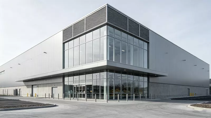 Skladový supermarket s oceľovými rámami