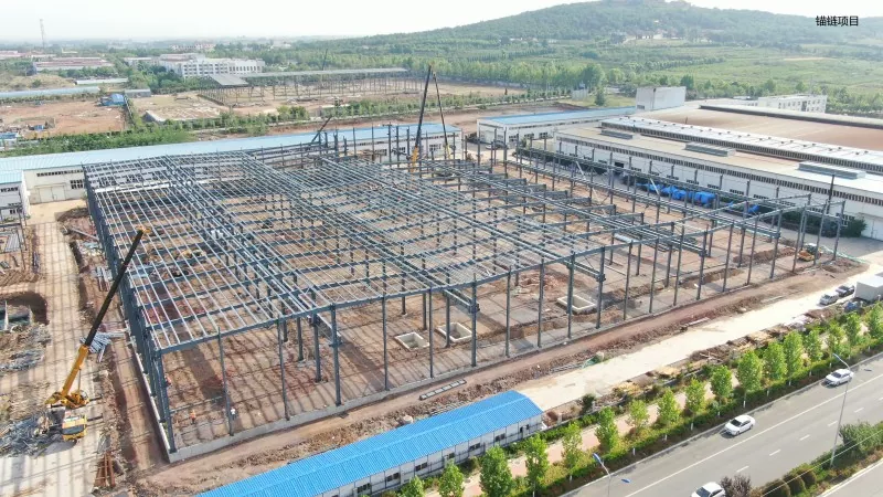 Oceľová konštrukcia Stavba chemického skladu