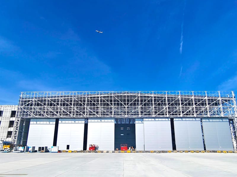 Oceľová konštrukcia Hub Hangár civilného letectva