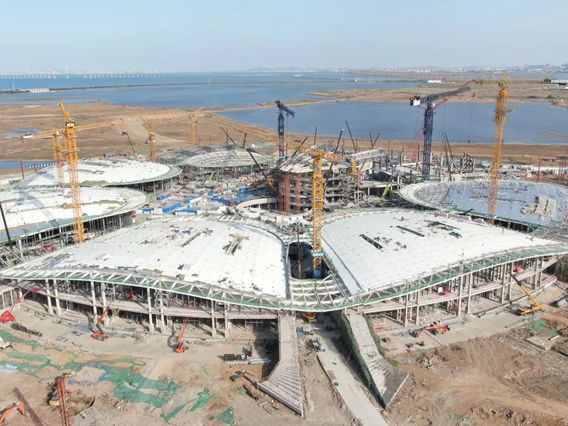 Výstavná sieň modulárnych oceľových konštrukcií