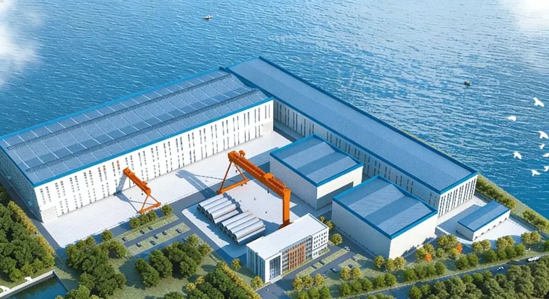 Oceľová konštrukcia Offshore Wind Power Factory