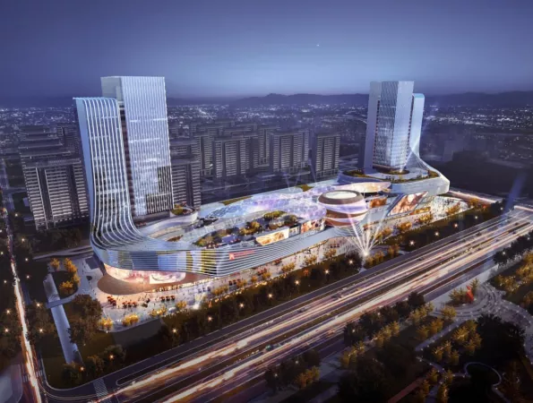 Oceľová konštrukcia Výstavba nákupného centra